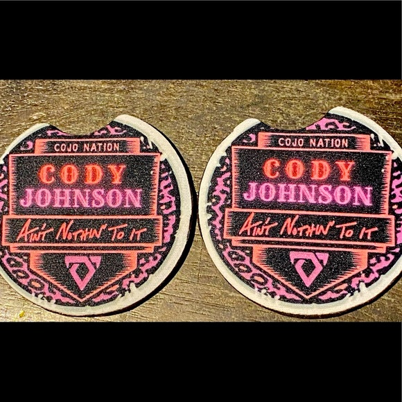 Neoprene car cup coasters. - Picture 1 of 2